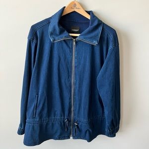 Liverpool cinch waist bomber jacket 1X